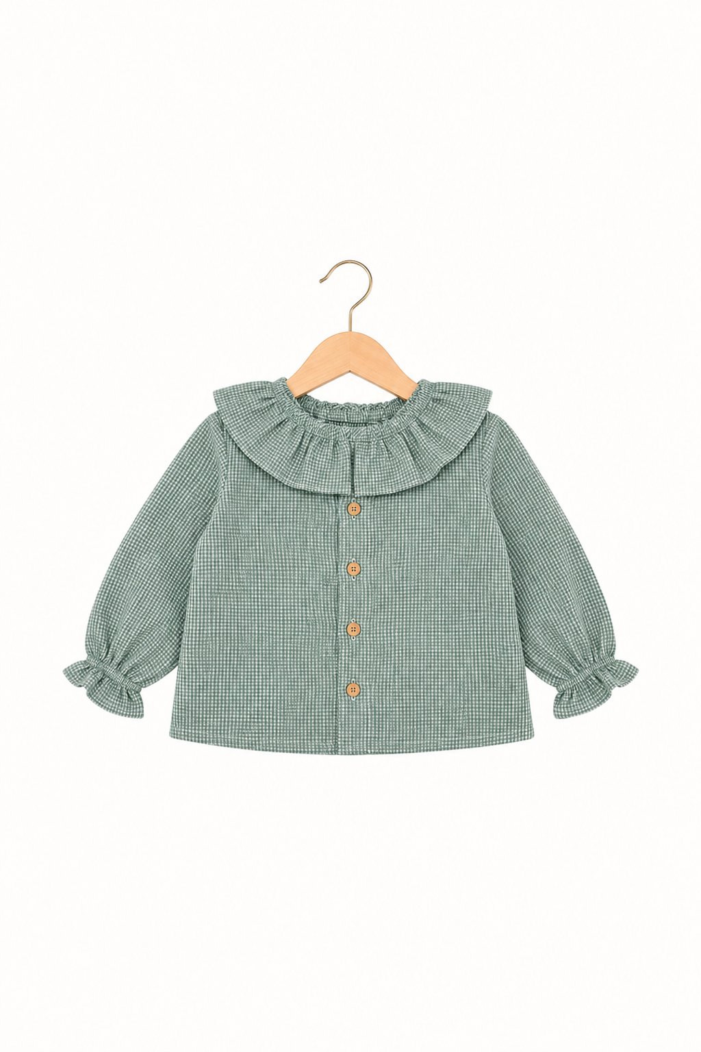 Blouse Bébé Vito Vichy Vert