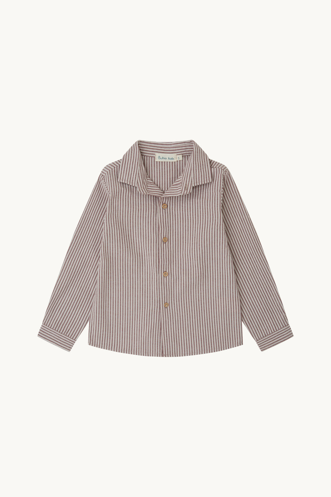 Camisa Niño Max Rayas Burgundy