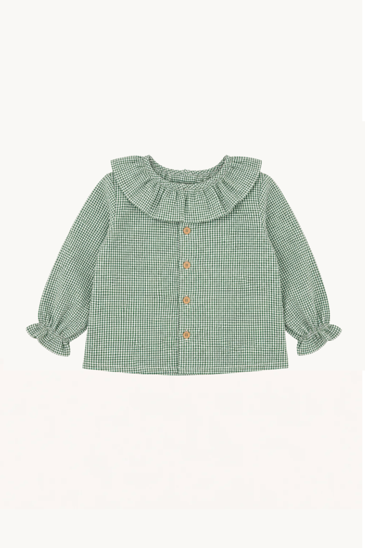 Blusa Bebe Vito Vichy Verde