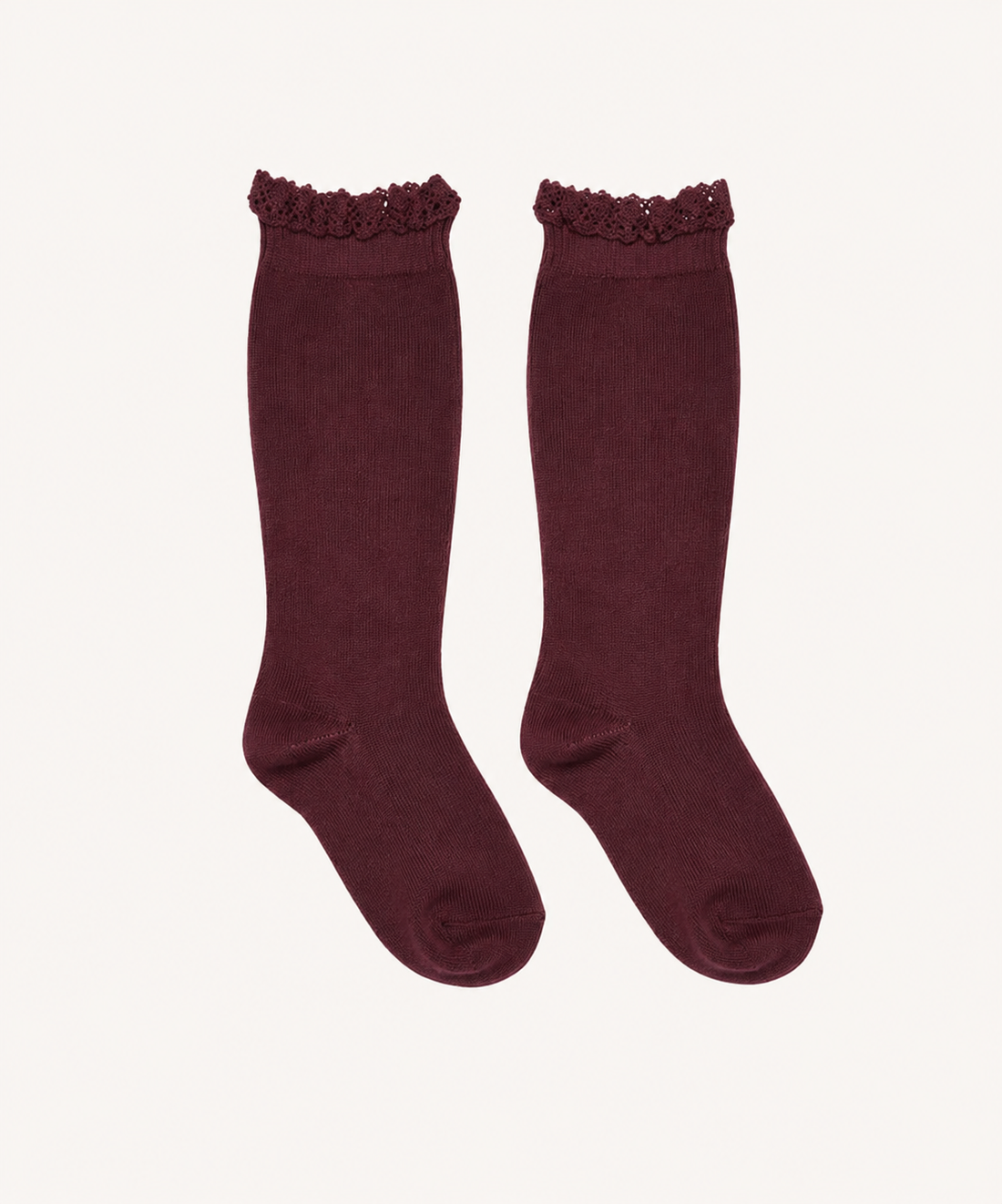 CHAUSSETTE HAUTE DENTELLE - SYRAH