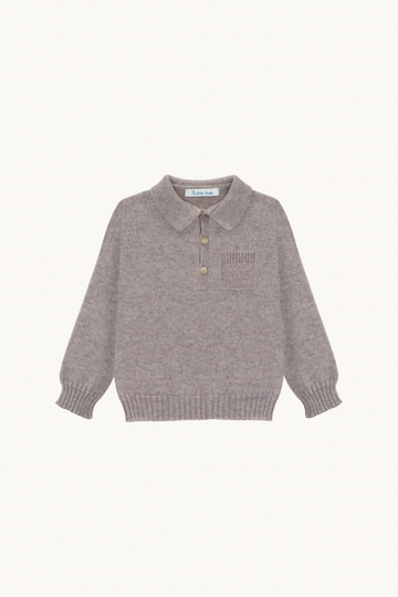 JERSEY CUELLO POLO - VISÓN