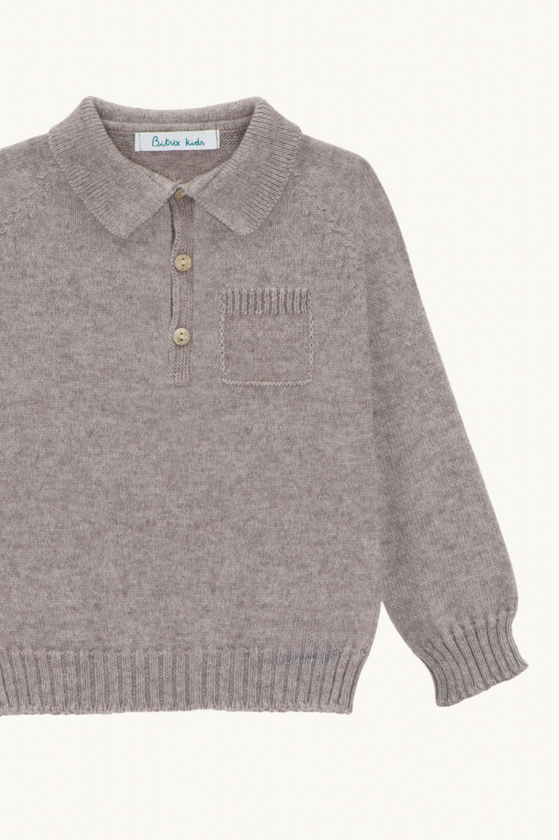 JERSEY CUELLO POLO - VISÓN