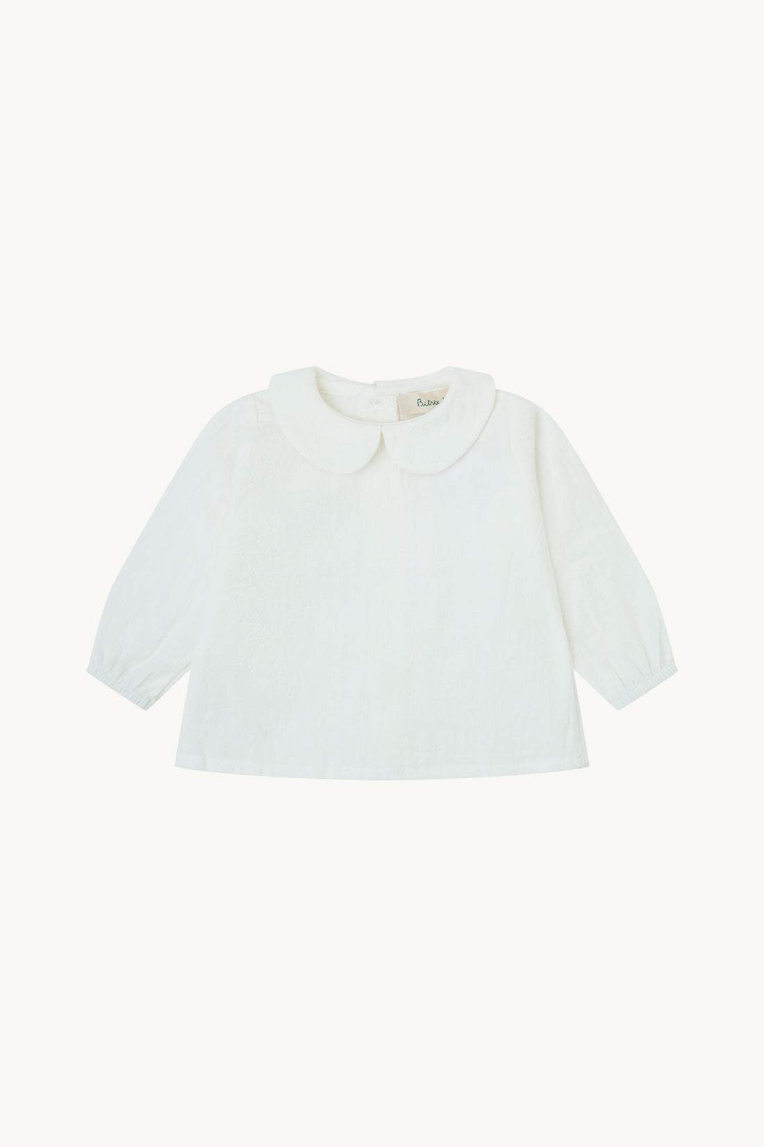 BLUSA CUELLO BEBÉ BLANCO ROTO
