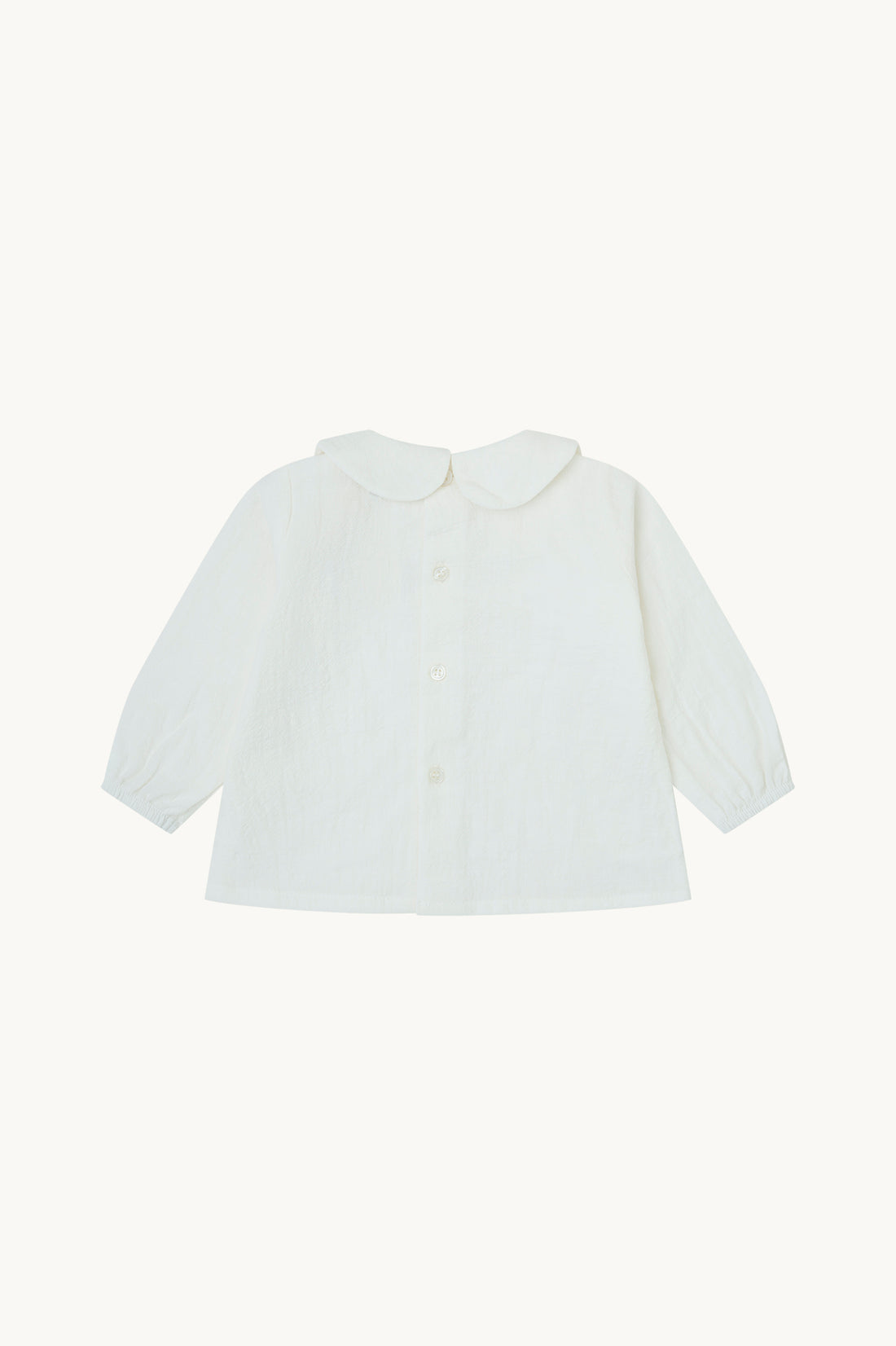 BLUSA CUELLO BEBÉ BLANCO ROTO