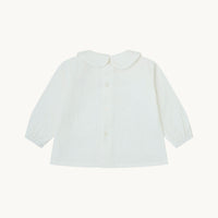 BLUSA CUELLO BEBÉ BLANCO ROTO