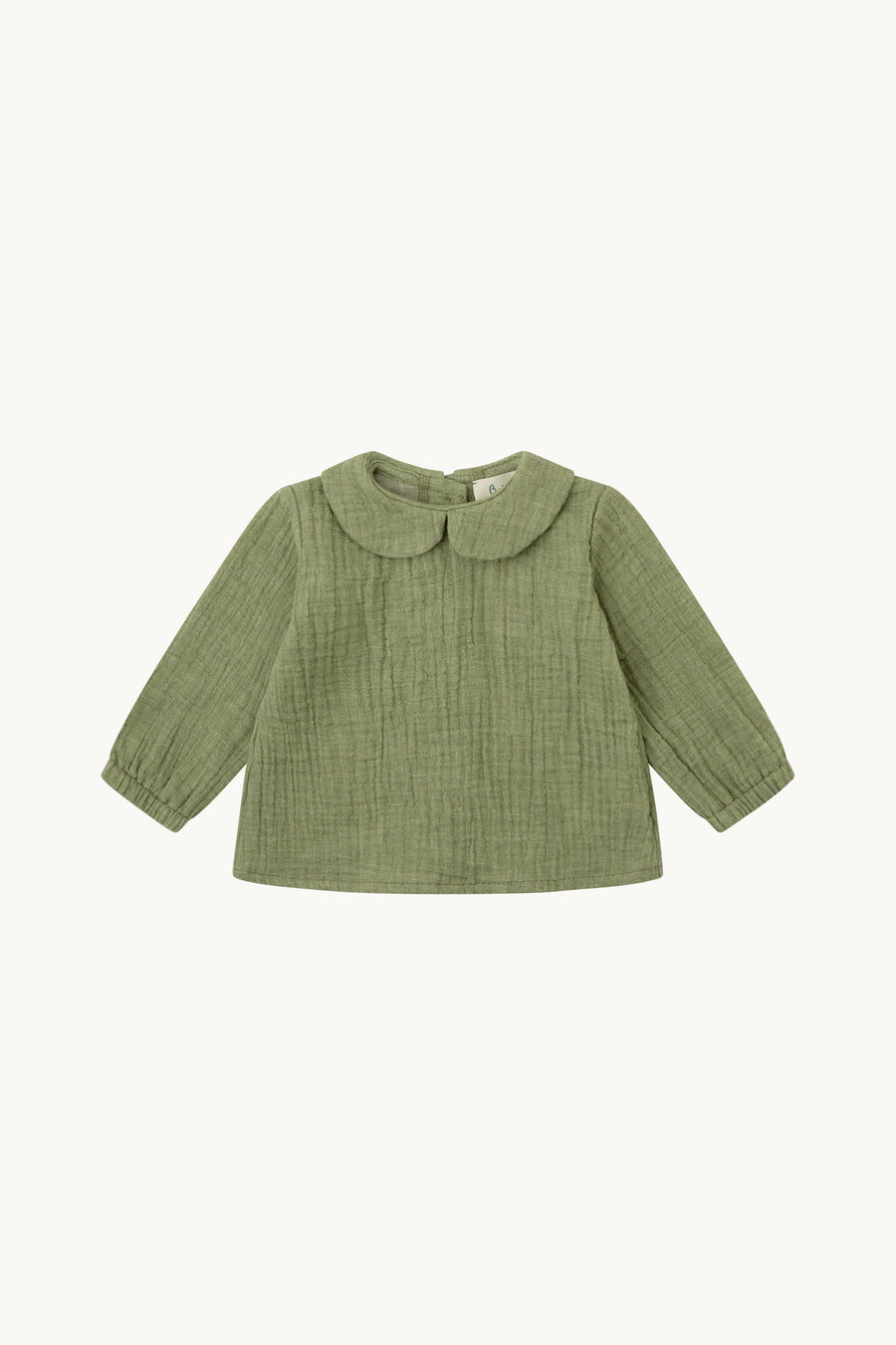 BLUSA CUELLO BEBÉ BAMBULA VERDE