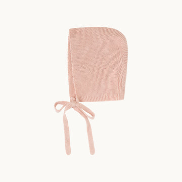 Gorrito bebé - rosa palo