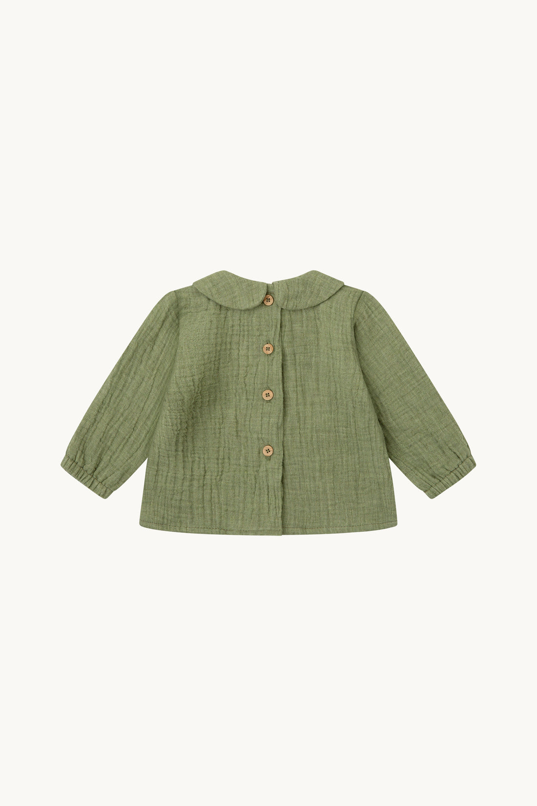 BLUSA CUELLO BEBÉ BAMBULA VERDE