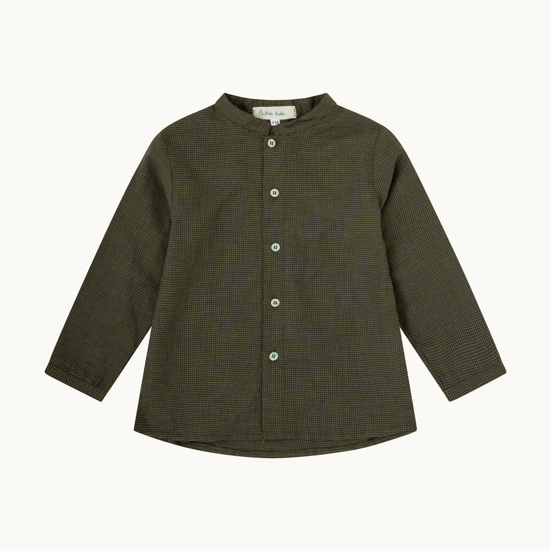 Camisa pata de gallo verde