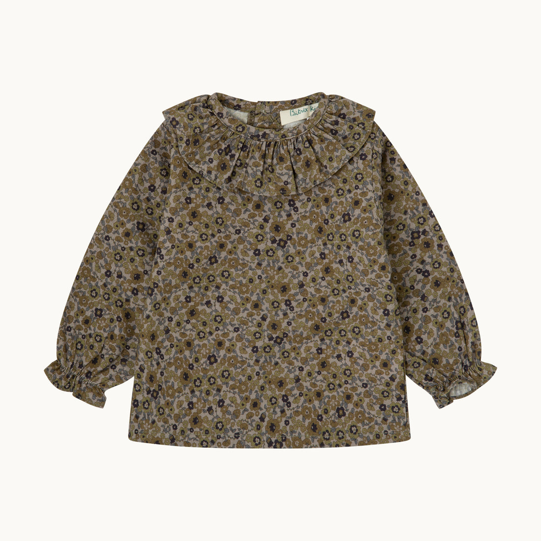 BLUSA BEBÉ FLORES VERDES