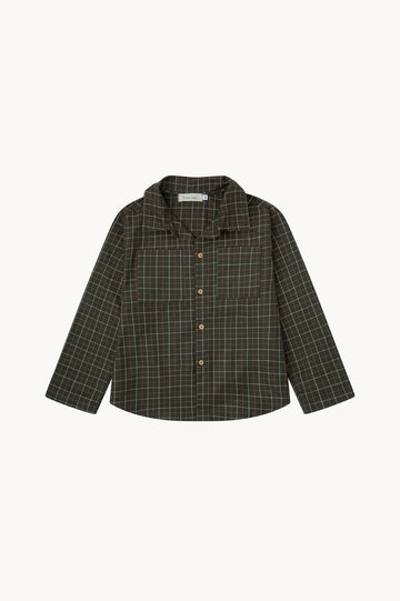 CAMISA VICHY VERDE CAZA