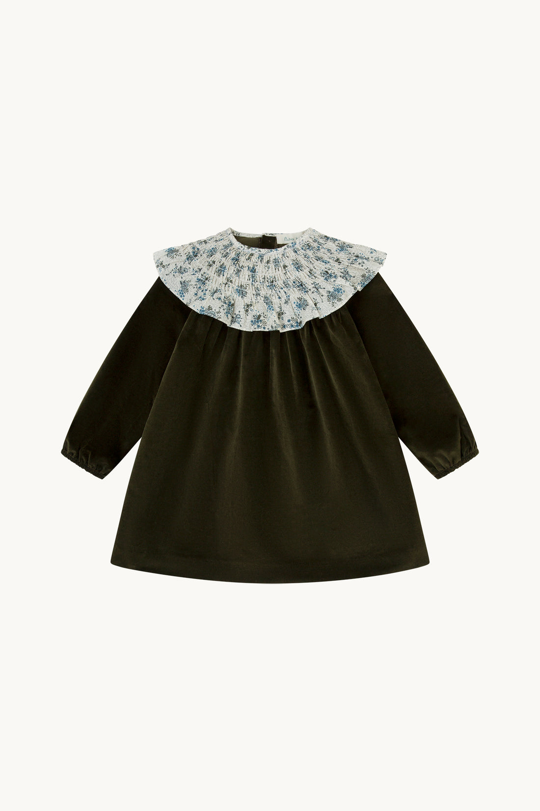 VESTIDO OLIMPIA TERCIOPELO LODEN