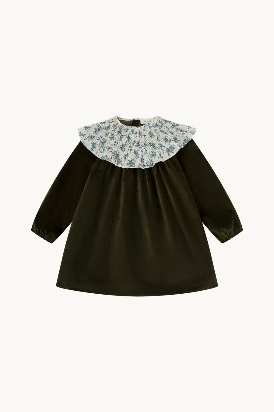 VESTIDO OLIMPIA TERCIOPELO LODEN