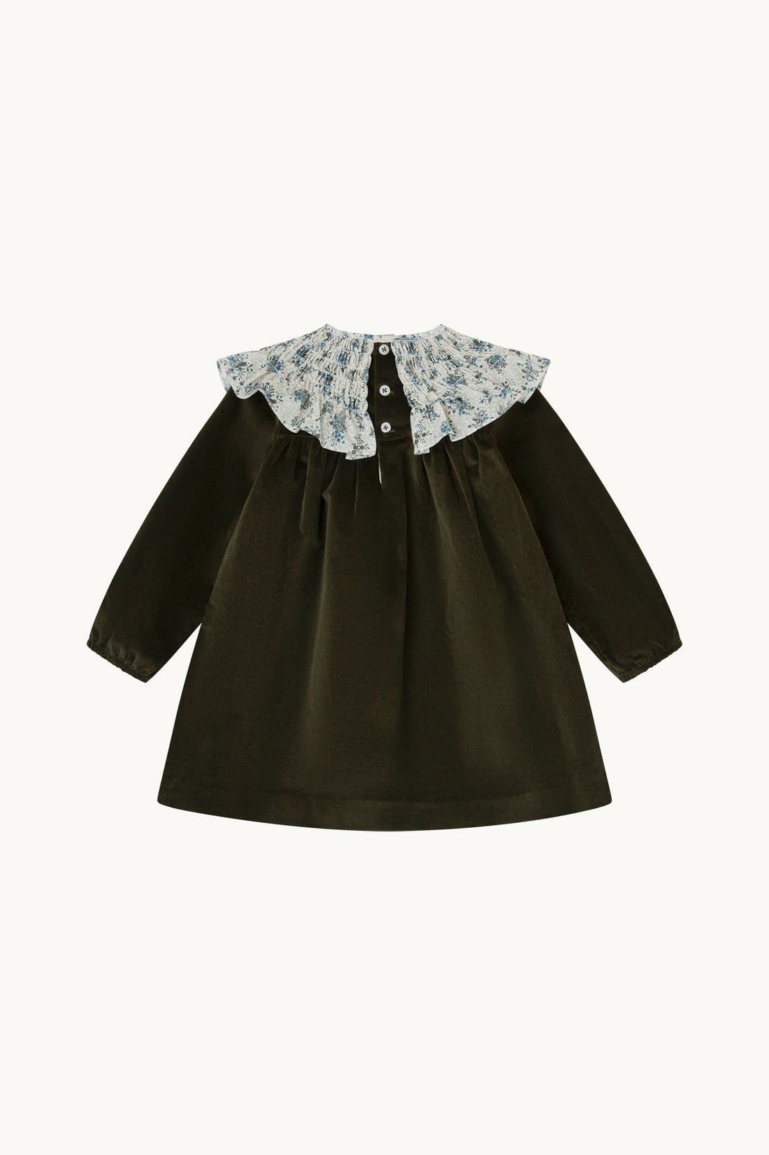 VESTIDO OLIMPIA TERCIOPELO LODEN