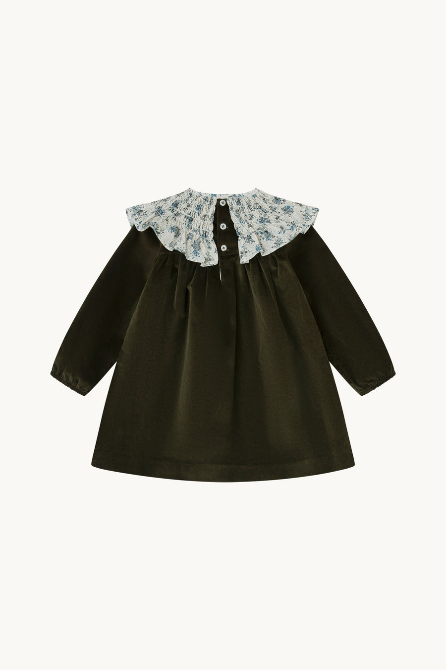 VESTIDO OLIMPIA TERCIOPELO LODEN