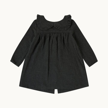 Vestido Nicoleta - Bambula azul/gris