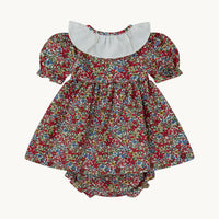 Fernanda Floral Baby Dress and Bloomers Set