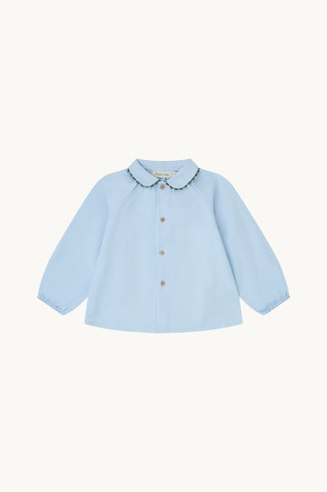 BLUSA LILY OXFORD CELESTE