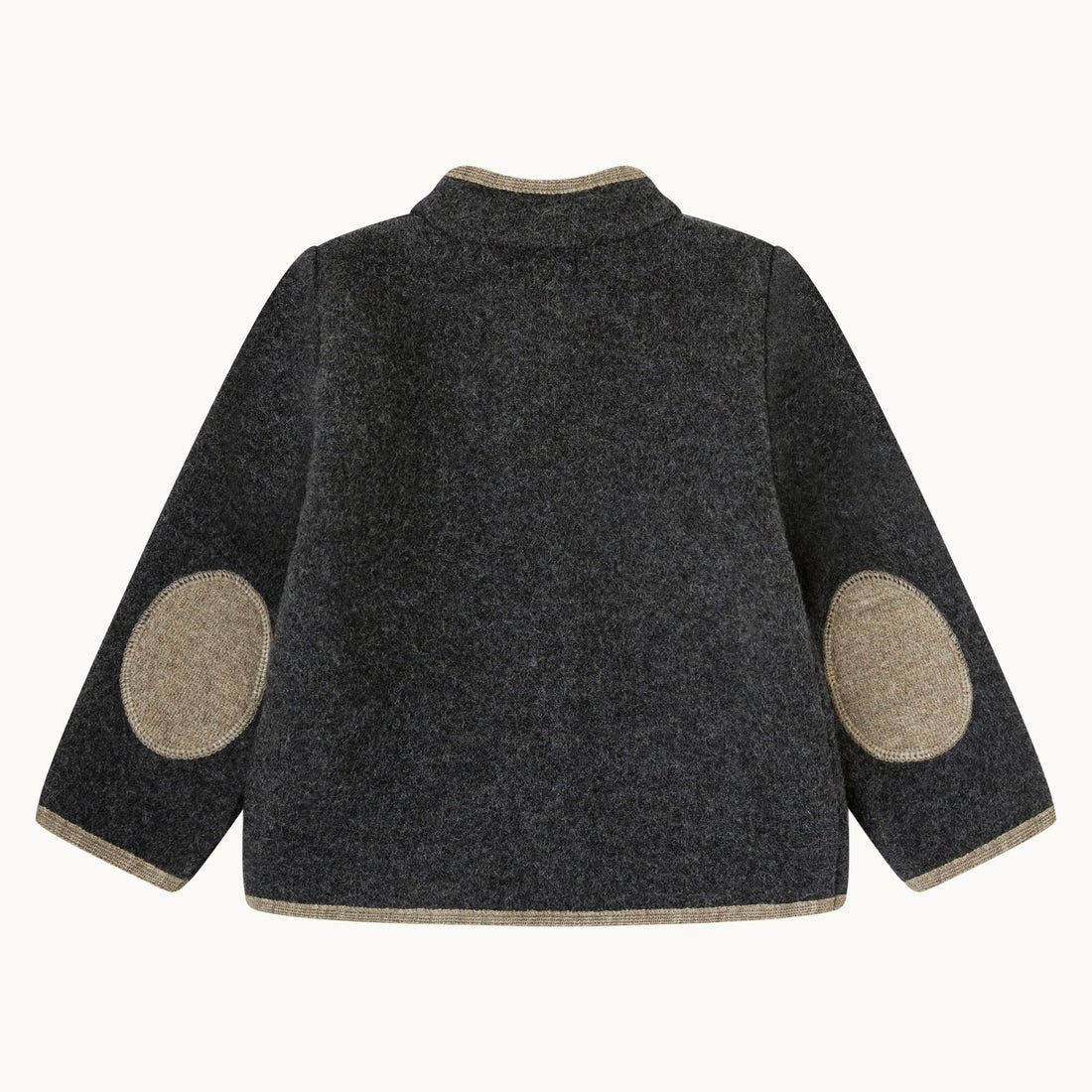 Chaqueta austriaca-gris antracita y visón