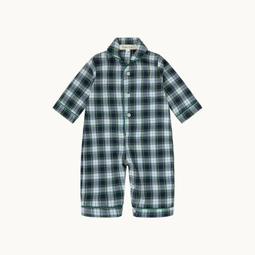 Pijama bebé tartán