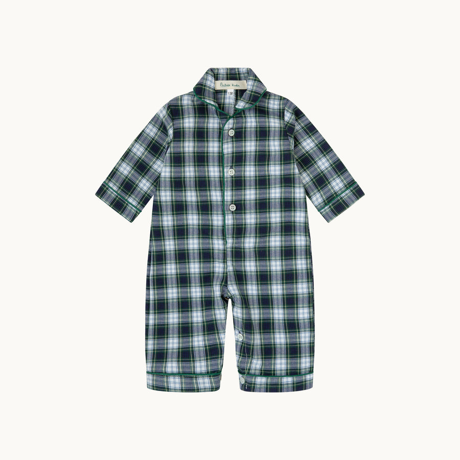 Pijama bebé tartán