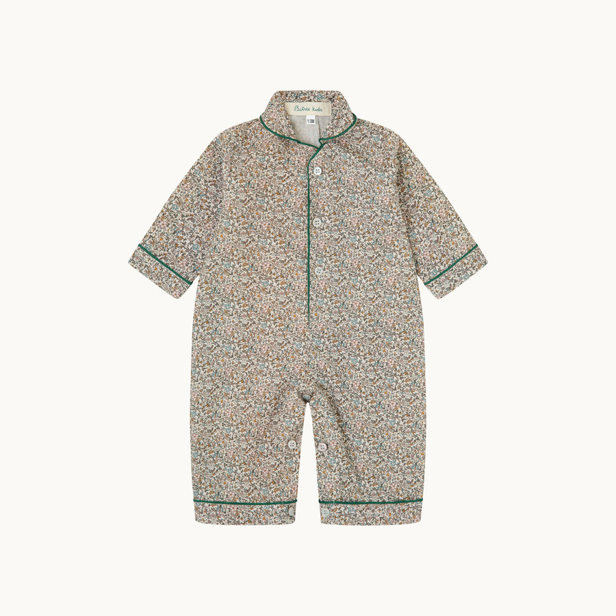 Pijama bebé flores