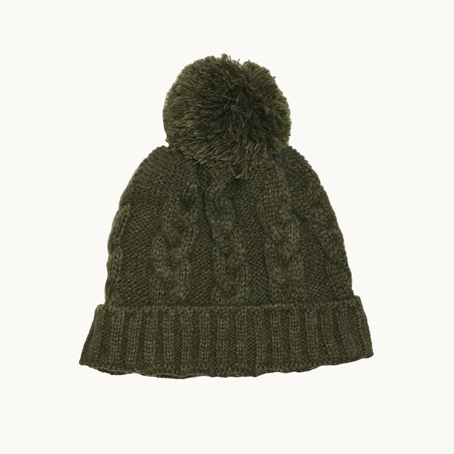 Conjunto bufanda y gorro - Kaki