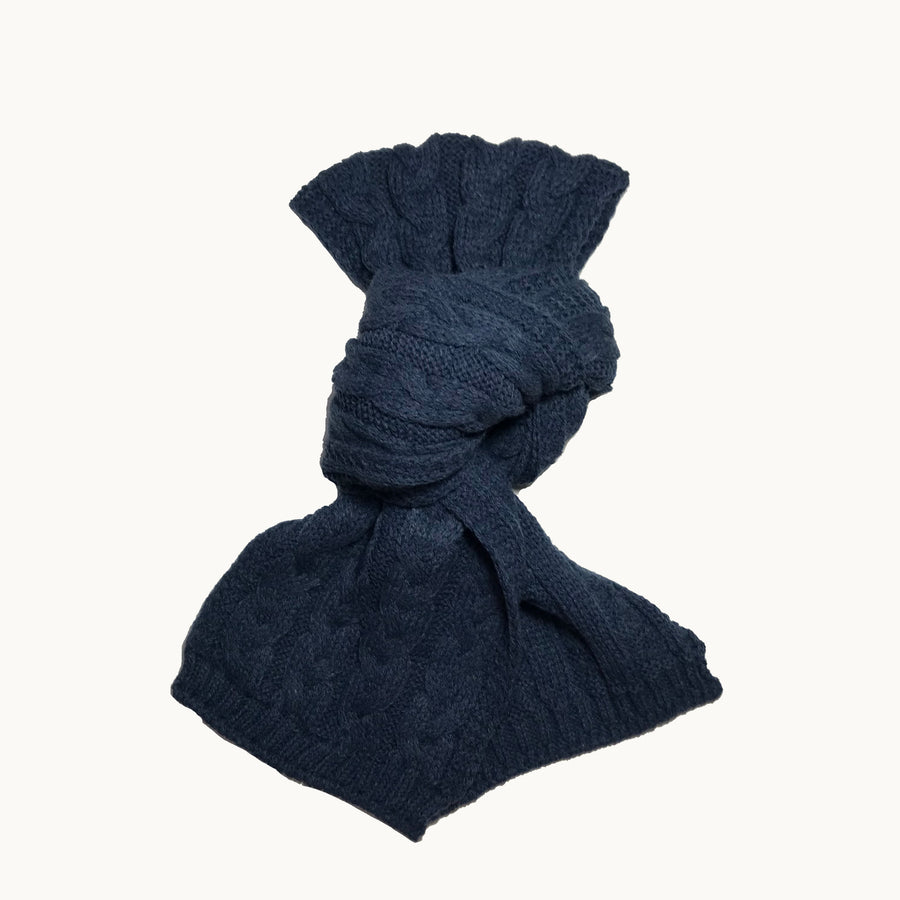Conjunto bufanda y gorro - Marino
