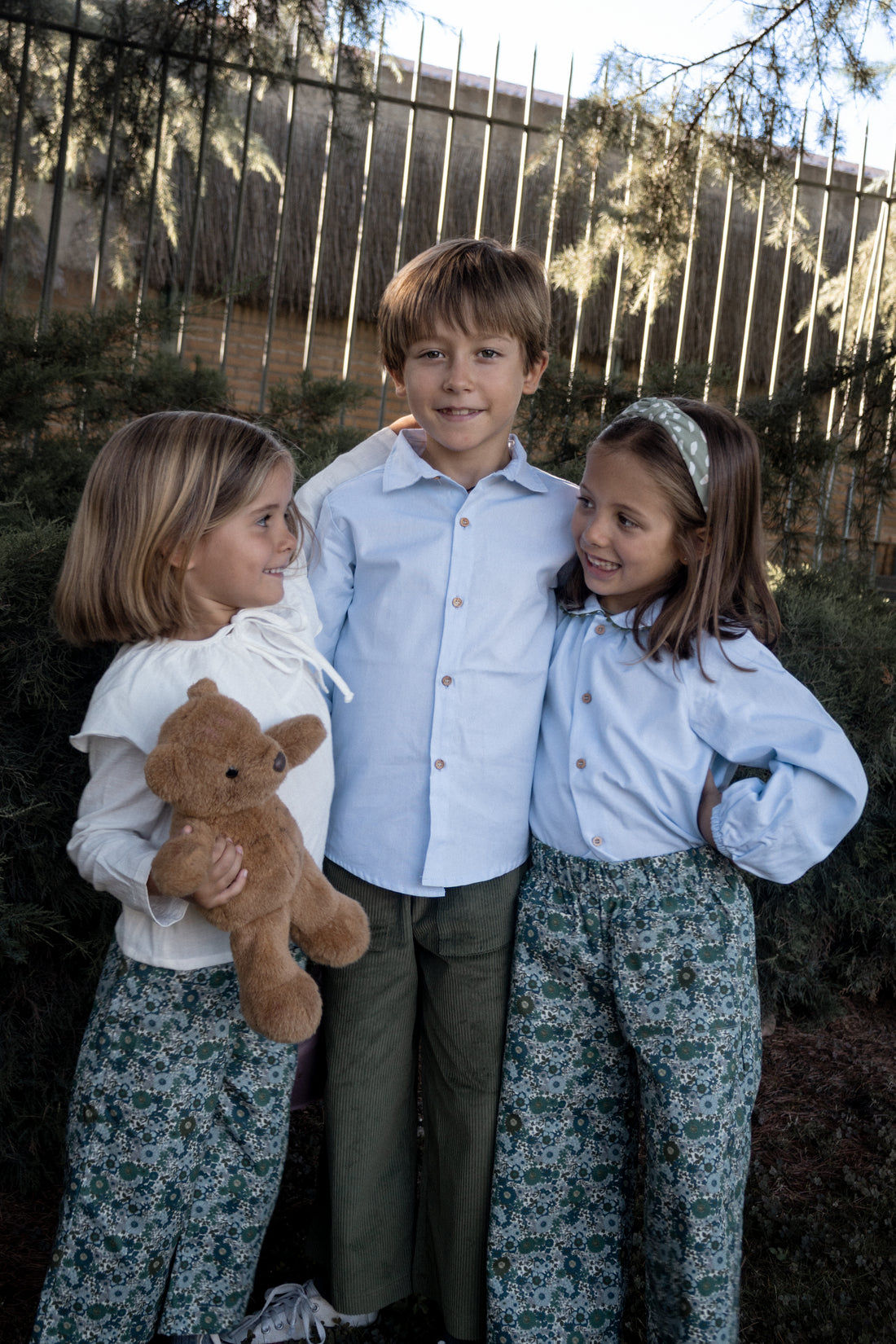 CAMISA OXFORD CELESTE