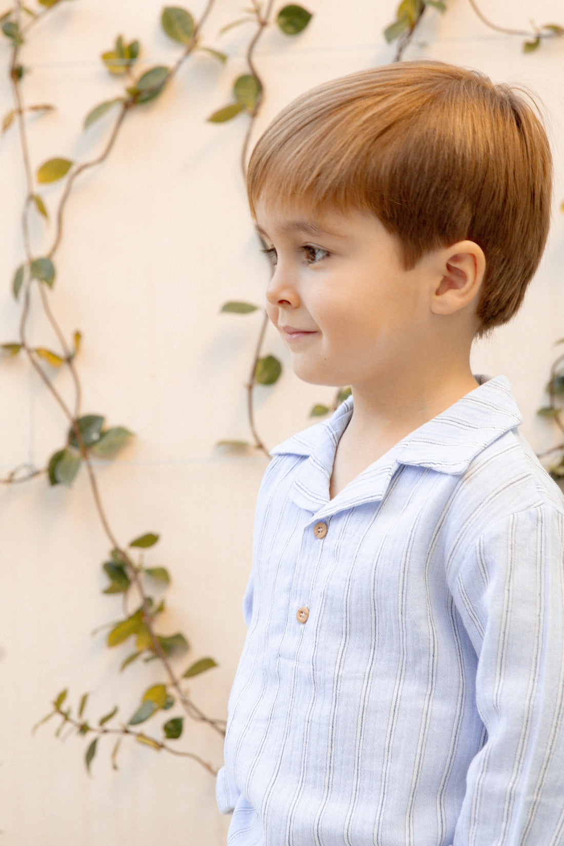 CAMISA NOAH BAMBULA RAYAS AZUL