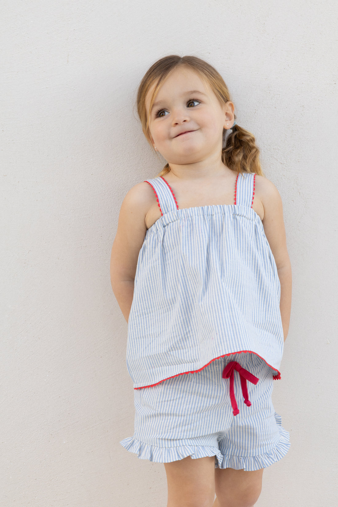 PANTALÓN ELI RAYAS AZUL