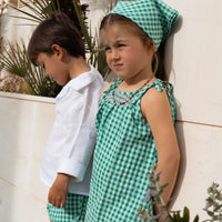 VESTIDO ELODIE VICHY JUNGLE