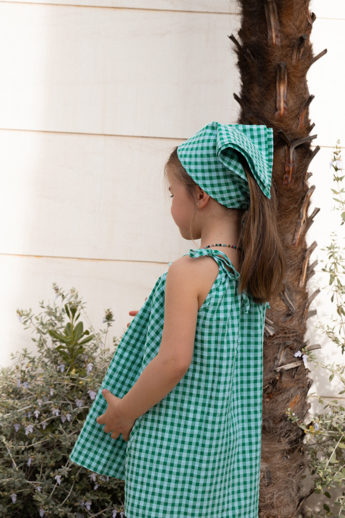 VESTIDO ELODIE VICHY JUNGLE