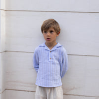 CAMISA NOAH BAMBULA RAYAS AZUL