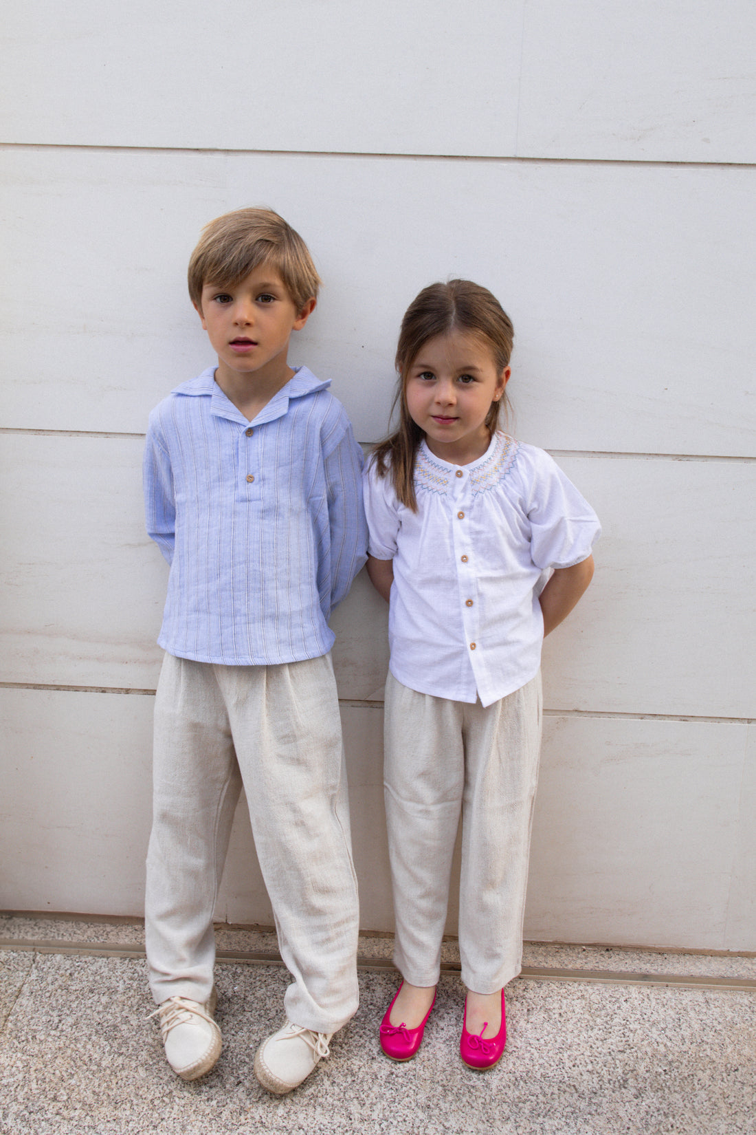 CAMISA NOAH BAMBULA RAYAS AZUL