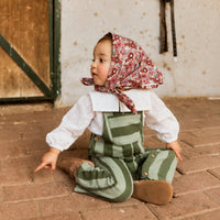 Blouse Bébé Marine Fleur Brodée