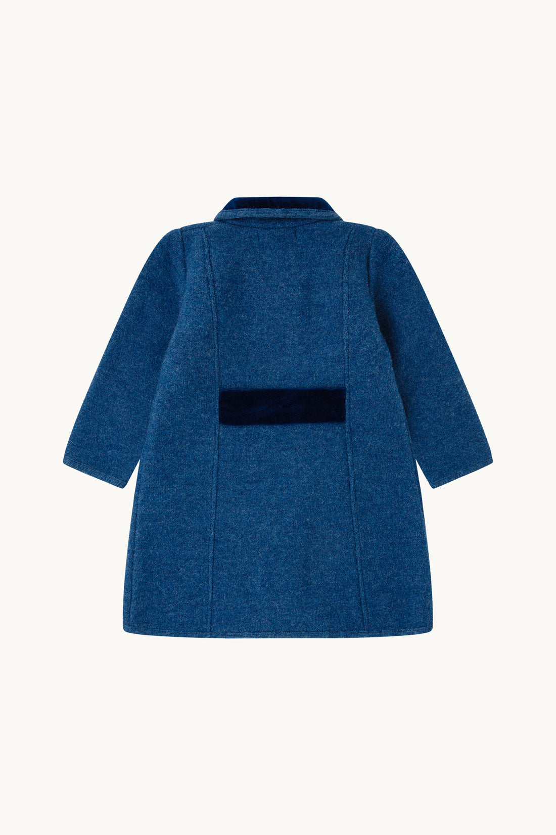 Abrigo Azul 100% Lana
