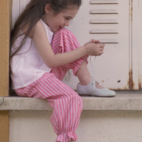 PANTALÓN ADELLE RAYA MELOCOTÓN