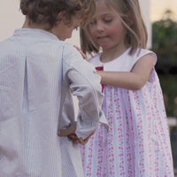 CAMISA LEO RAYAS AZUL