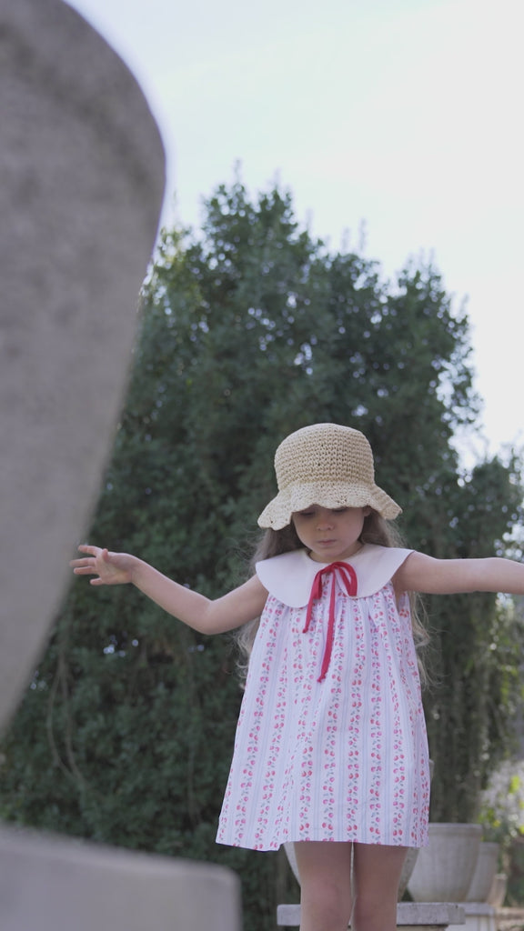 Vestido de niña estampado