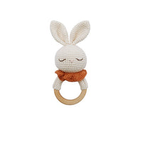 Bunny Teething Ring Organic-Cotton