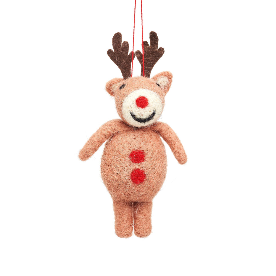 Rudolph felt decoration