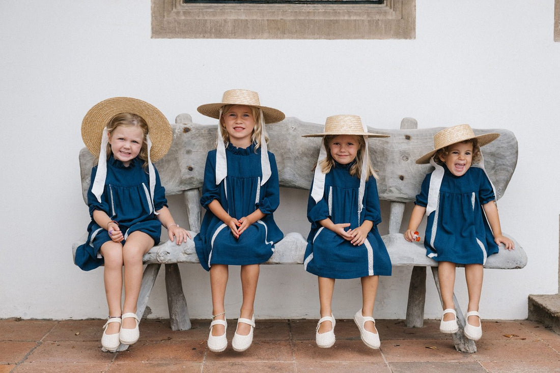 Vestido Guillermina - Azul marino