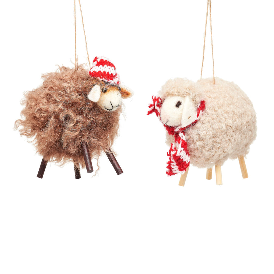 Sheep Felt Decoration