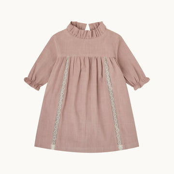 Vestido Guillermina - Rosa empolvado