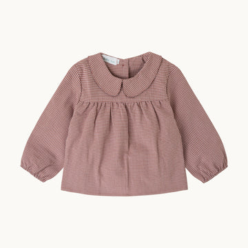 Blusa bebé - Vichy teja