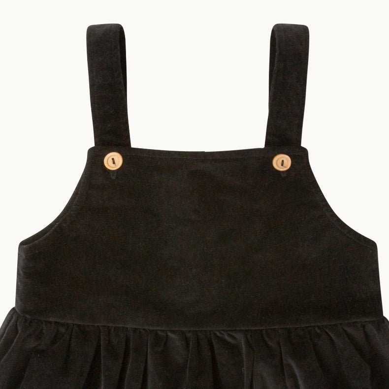 Vestido Charlotte - Pana negro