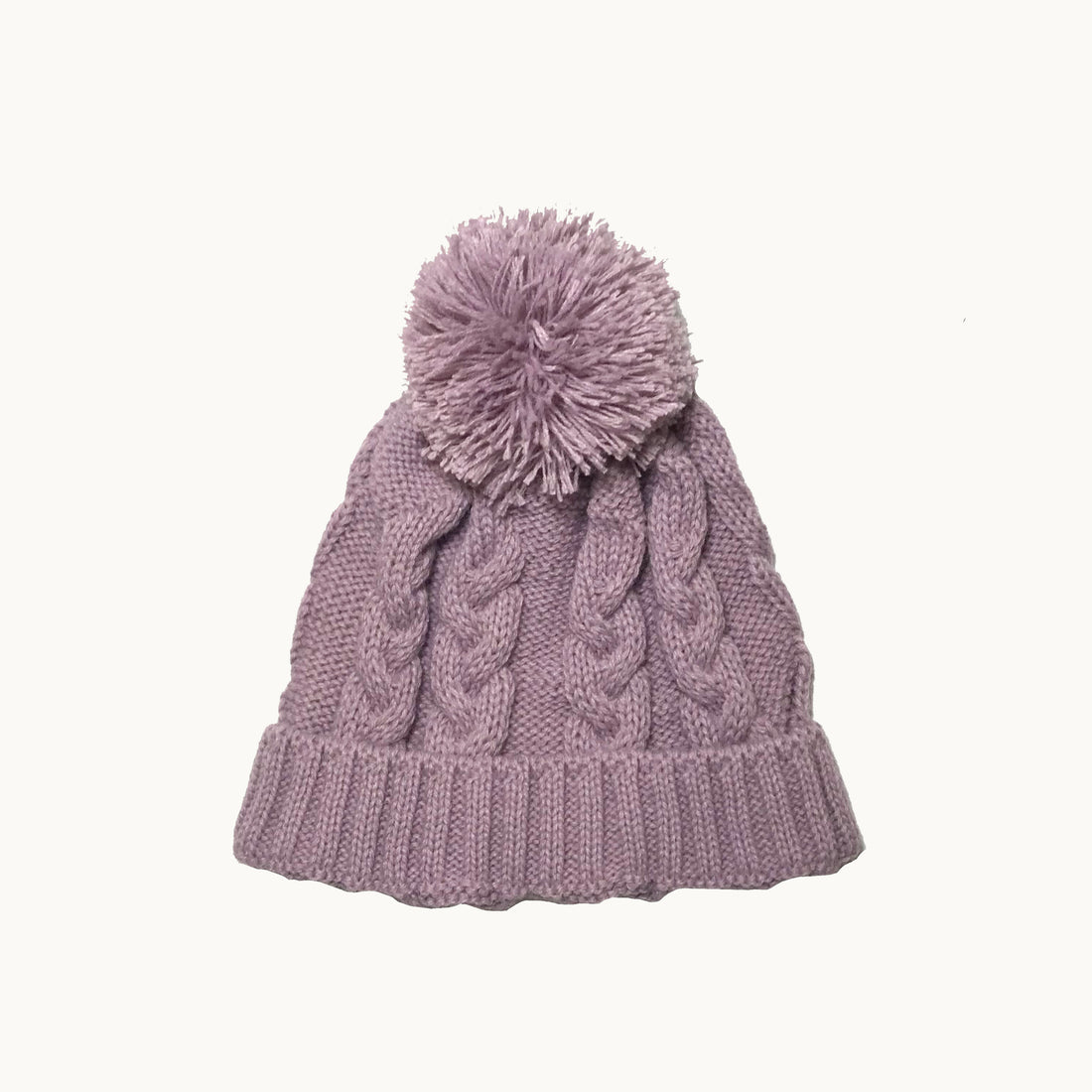 Conjunto bufanda y gorro - violeta