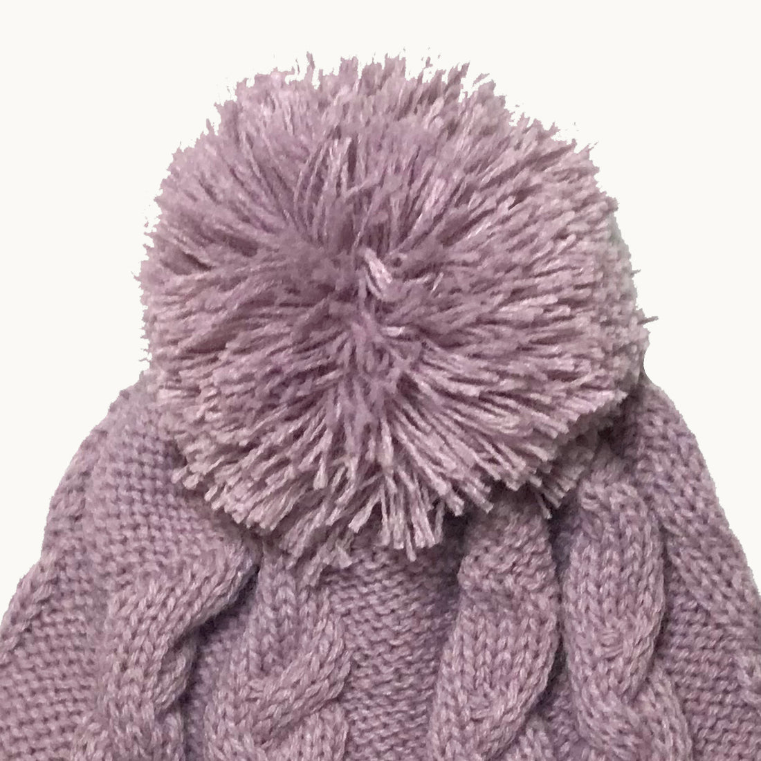 Conjunto bufanda y gorro - violeta