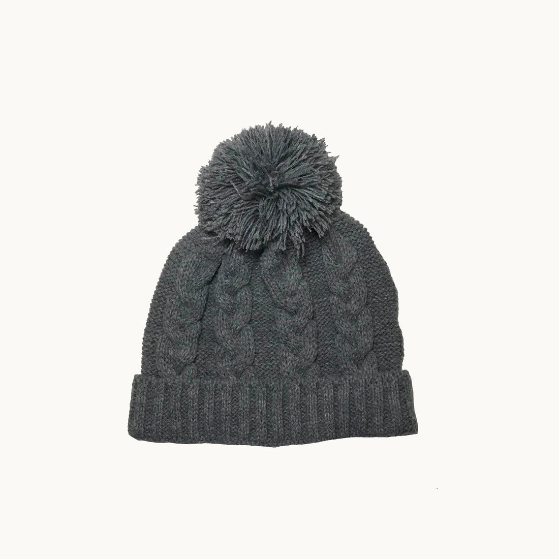 Conjunto bufanda y gorro - gris jaspeado